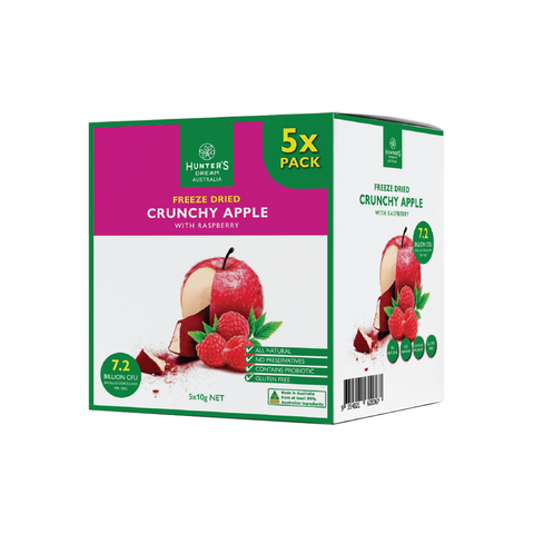 Freeze Dried Apple & Raspberry with Probiotic 5 x 10g