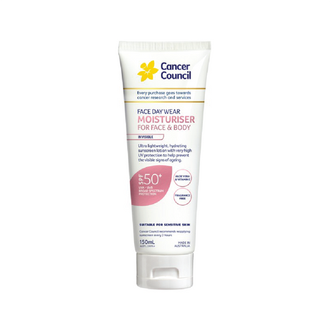 Cancer Council SPF 50+ Face & Body Moisture 150ml